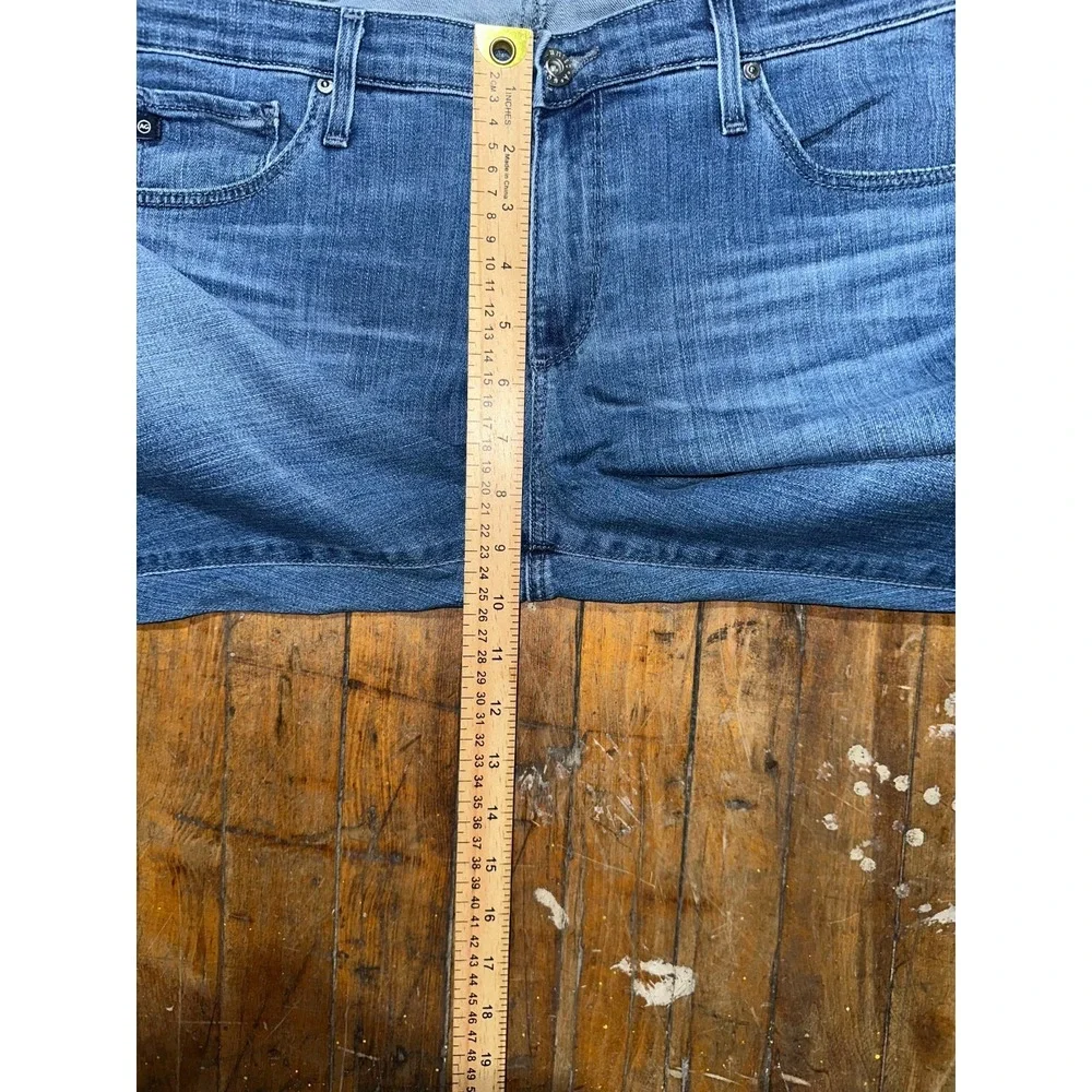 AG Adriano Goldschmied Jeans Men's 32R‎ Blue Denim Stilt Cigarette Leg Preppy